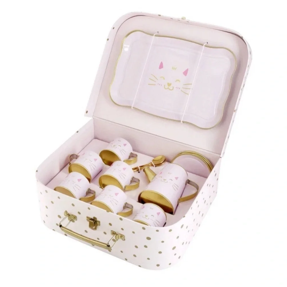 Pink and Gold Party Favors Set with Elegant Design